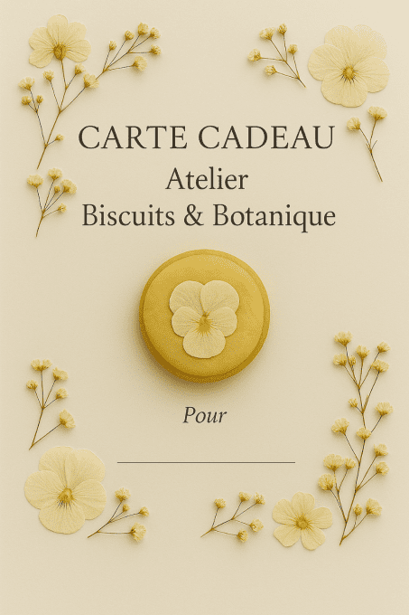Carte Cadeau – Atelier Biscuits & Botanique