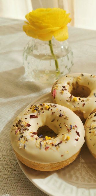 Les donuts fleurs - Boite de 6 - 