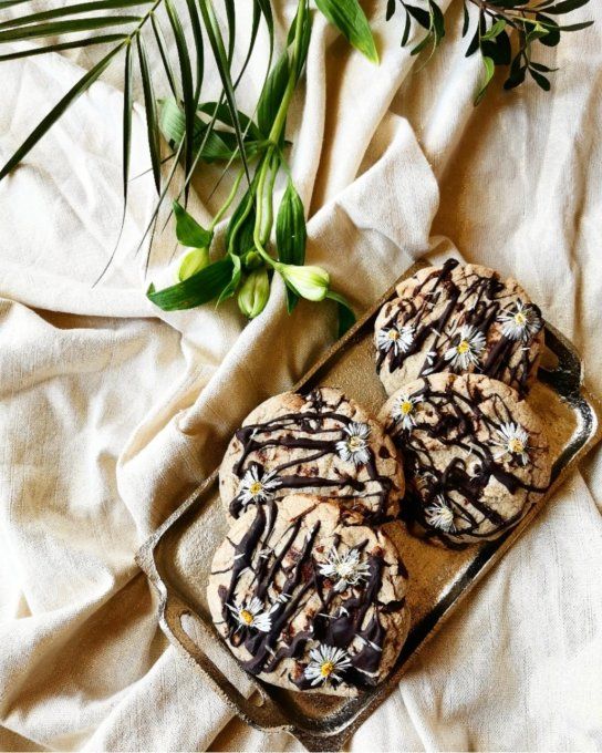 Box de 6 cookies au sarrasin et pépites de chocolat noir